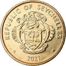 Seychelles, 10 Cents, 2021, Bronze Plated Steel, MS(63)