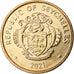 Seychelles, 10 Cents, 2021, Bronze Plated Steel, MS(63)
