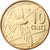 Seicheles, 10 Cents, 2021, Aço Cromado a Bronze, MS(63)