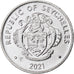 Seychelles, 25 Cents, 2021, Acero inoxidable, SC