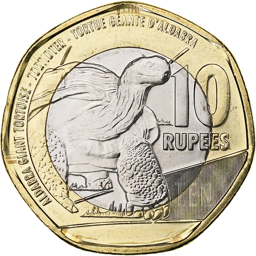 Seychelles, 10 Rupees, 2018, Bi-Metallic, MS(63)