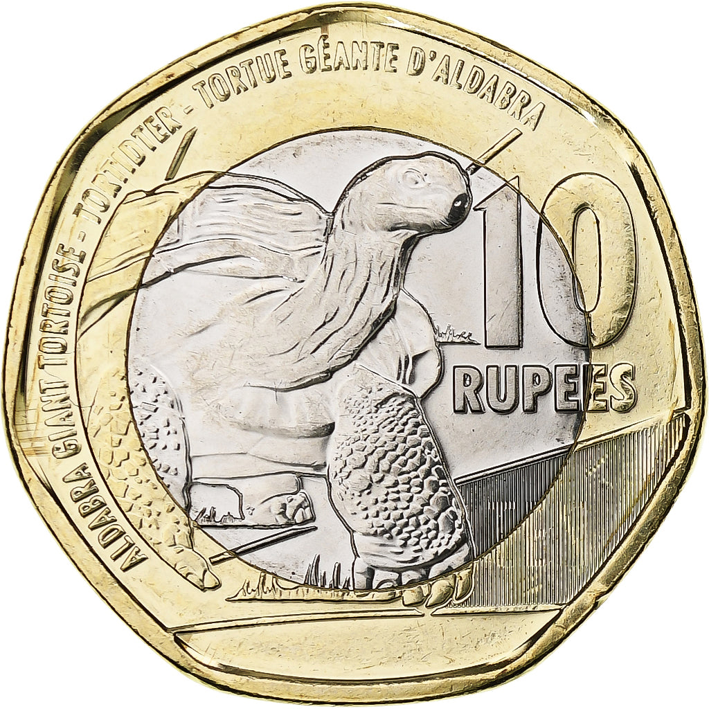 Seicheles, 10 Rupees, 2018, Bimetálico, MS(63)