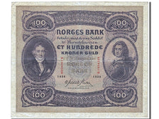 Norway, 100 Kroner, 1936, KM #10c, AU(55-58), B