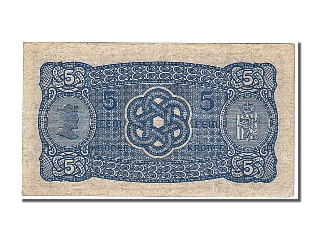 Norway, 5 Kroner, 1901, KM #7c, AU(50-53), O