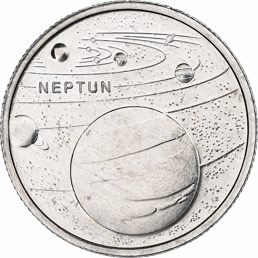 Turquia, Kurus, Neptun, 2022, Istanbul, Alumínio, MS(63)