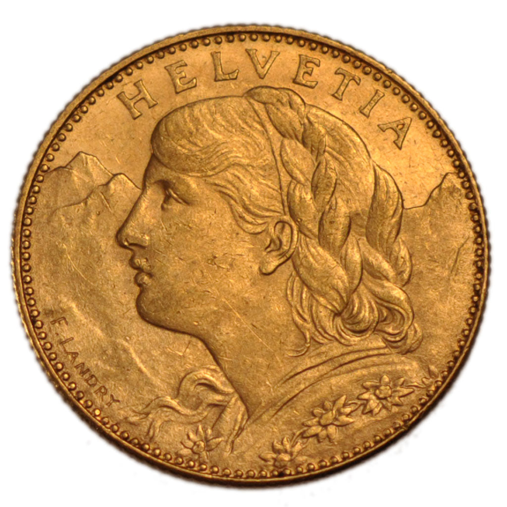 Svizzera, 10 Francs, 1911, Bern, SPL-, Oro, KM:36