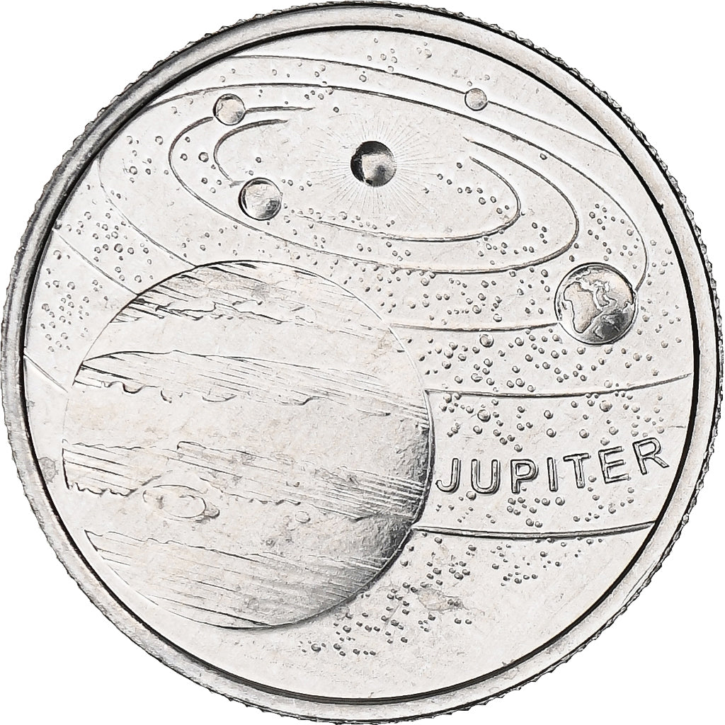 Turquia, Kurus, Jupiter, 2022, Istanbul, Alumínio, MS(63)