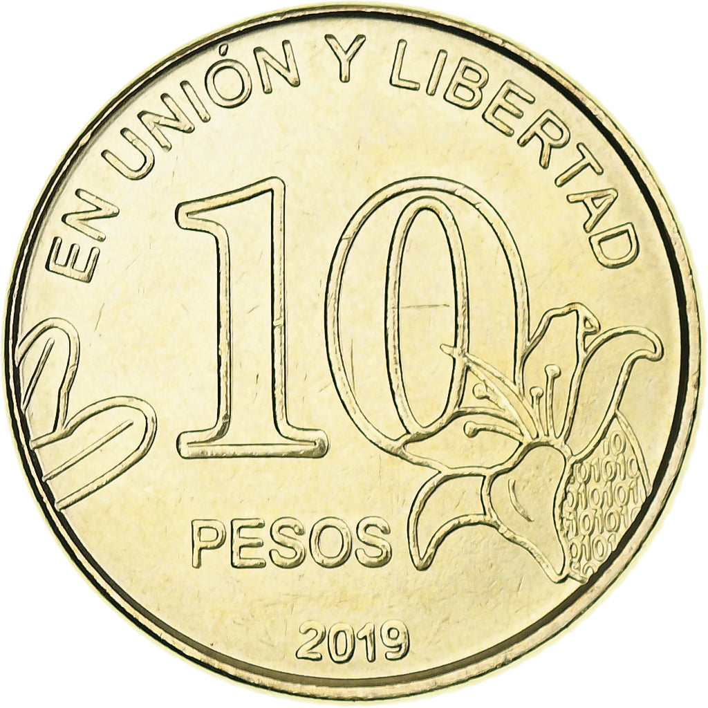Argentinië, 10 Pesos, 2019, Buenos Aires, Nickel Silver, UNC-
