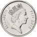 Fiji, Elizabeth II, 5 Cents, 2010, Níquel chapado en acero, SC, KM:119