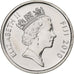 Fiji, Elizabeth II, 5 Cents, 2010, Nickel platerowany stalą, MS(63), KM:119