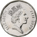 Fiji, Elizabeth II, 50 Cents, 2009, Aço Niquelado, MS(63), KM:122