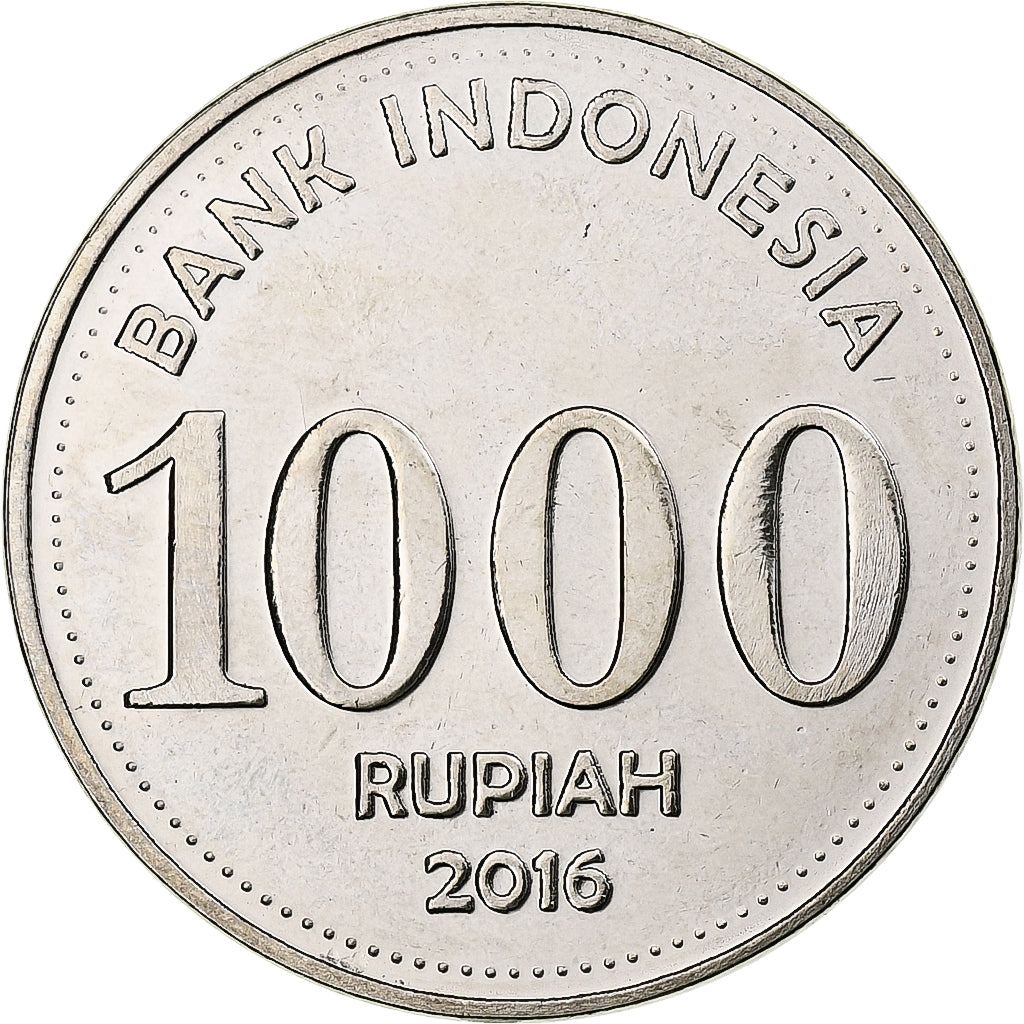 Indonesien, 1000 Rupiah, 2016, Perum Peruri, Nickel plated steel, UNZ