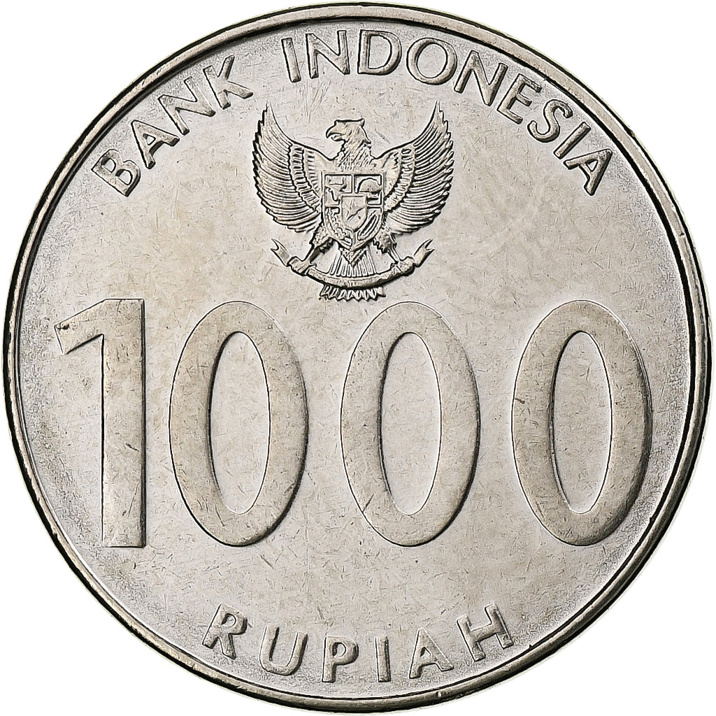 Indonesia, 1000 Rupiah, 2010, Acciaio placcato nichel, SPL, KM:70