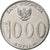 Indonesia, 1000 Rupiah, 2010, Nickel plated steel, MS(63), KM:70