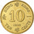 Hong Kong, Elizabeth II, 10 Cents, 1992, Níquel-Latão, MS(63), KM:55