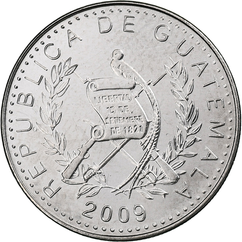 Guatemala, 10 Centavos, 2009, Cupro-nikkel, UNC-, KM:277.6