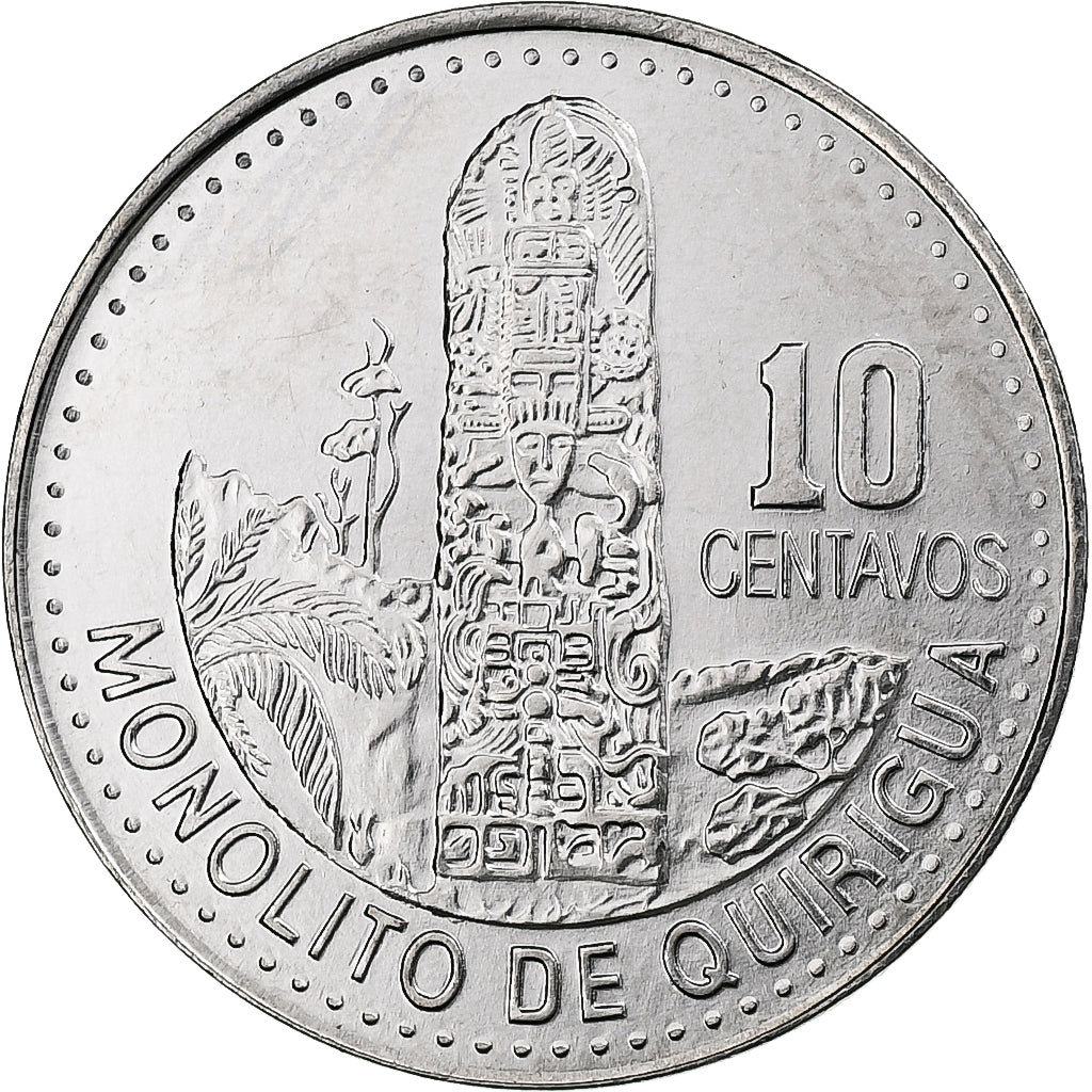 Guatemala, 10 Centavos, 2009, Cupro-nikkel, UNC-, KM:277.6