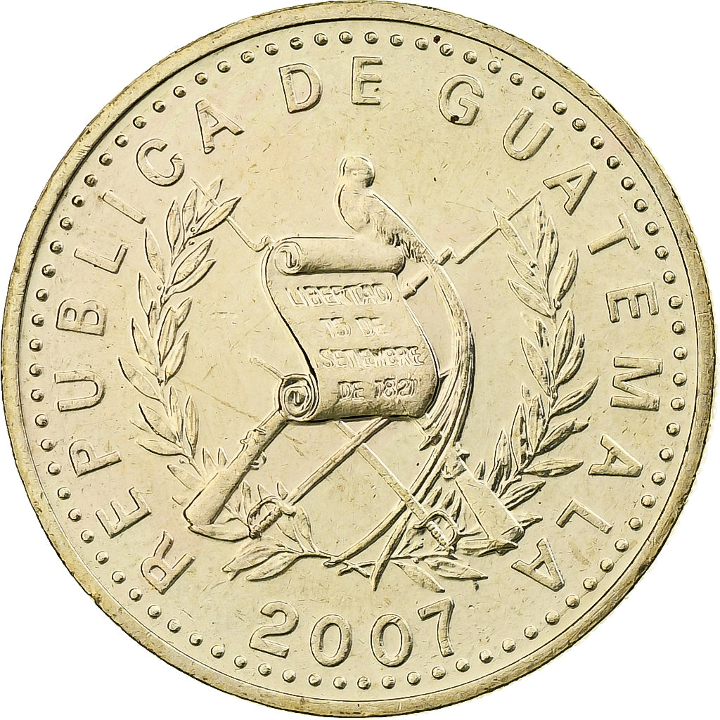 Guatemala, 50 Centavos, 2007, Nickel-Cuivre, SPL, KM:283