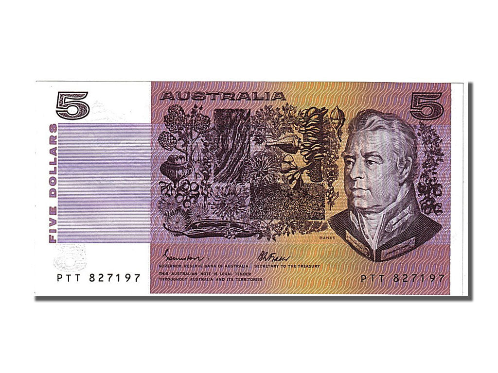 Geldschein, Australien, 5 Dollars, 1985, UNZ