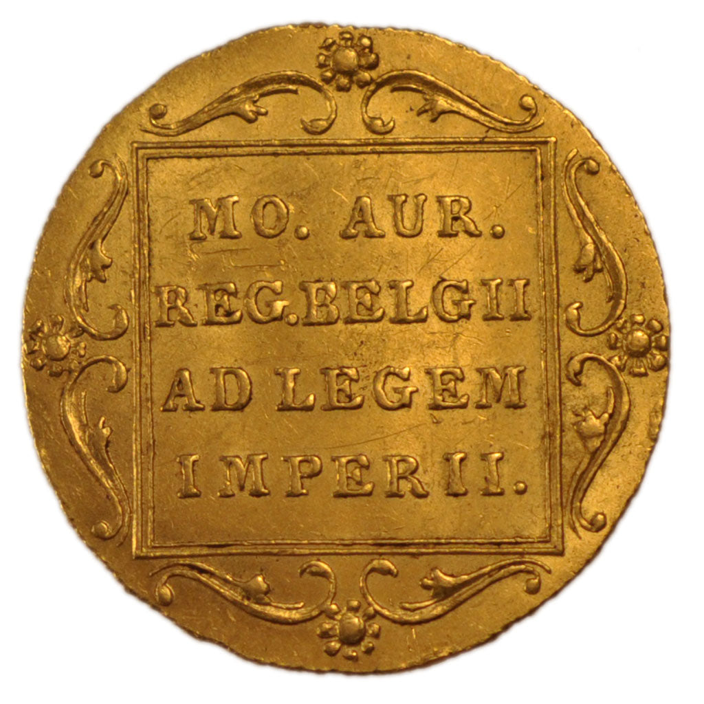 NETHERLANDS, Ducat, 1849, Utrecht, KM #83.1, AU(55-58), Gold, 21, 3.49