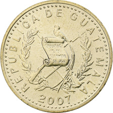 Guatemala, 50 Centavos, 2007, Nickel-brass, MS(63), KM:283