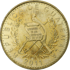 Guatemala, Quetzal, 2011, Nickel-brass, MS(63), KM:284