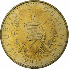 Guatemala, Quetzal, 2011, Nickel-brass, MS(63), KM:284