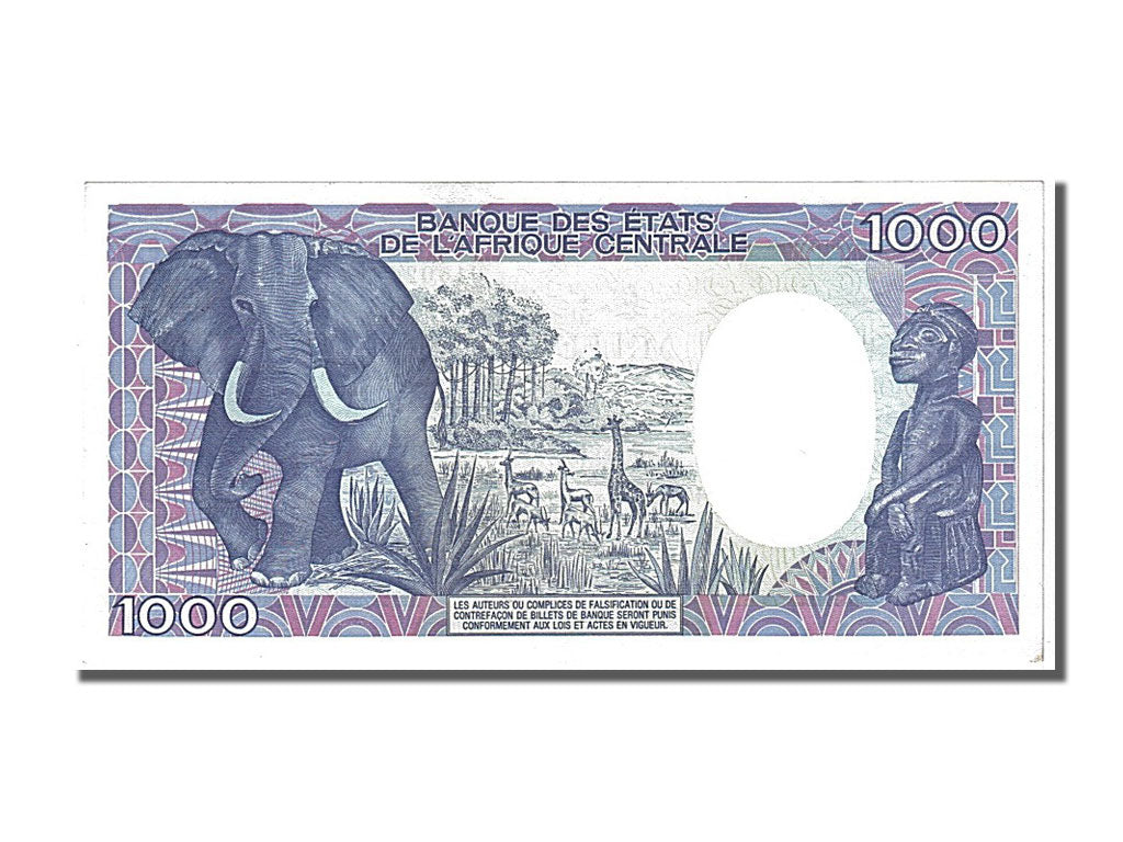Chad, 1000 Francs, 1985, KM #10, 1985-01-01, UNC(63), Q