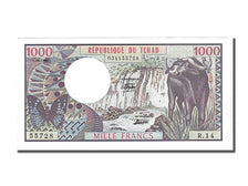 Chad, 1000 Francs, 1980, KM #7, 1980-06-01, UNC(63), R