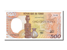 Chad, 500 Francs, 1985, KM #9a, 1985-01-01, UNC(63), X