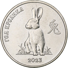 Transnistria, Rouble, Year of the Rabbit, 2021, Acciaio placcato nichel, SPL