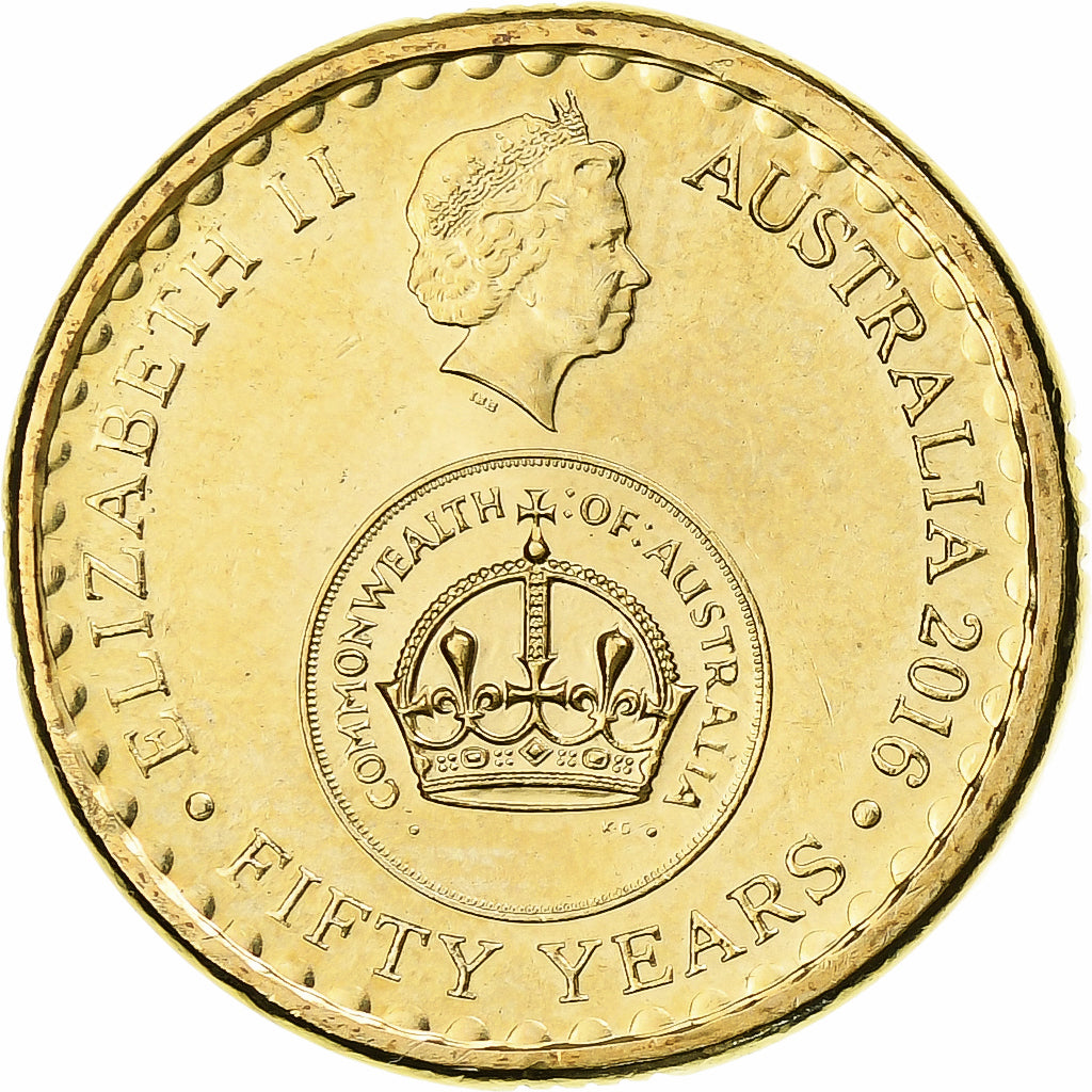 Australia, 2 Dollars, 2016, Aluminum-Bronze, MS(63)