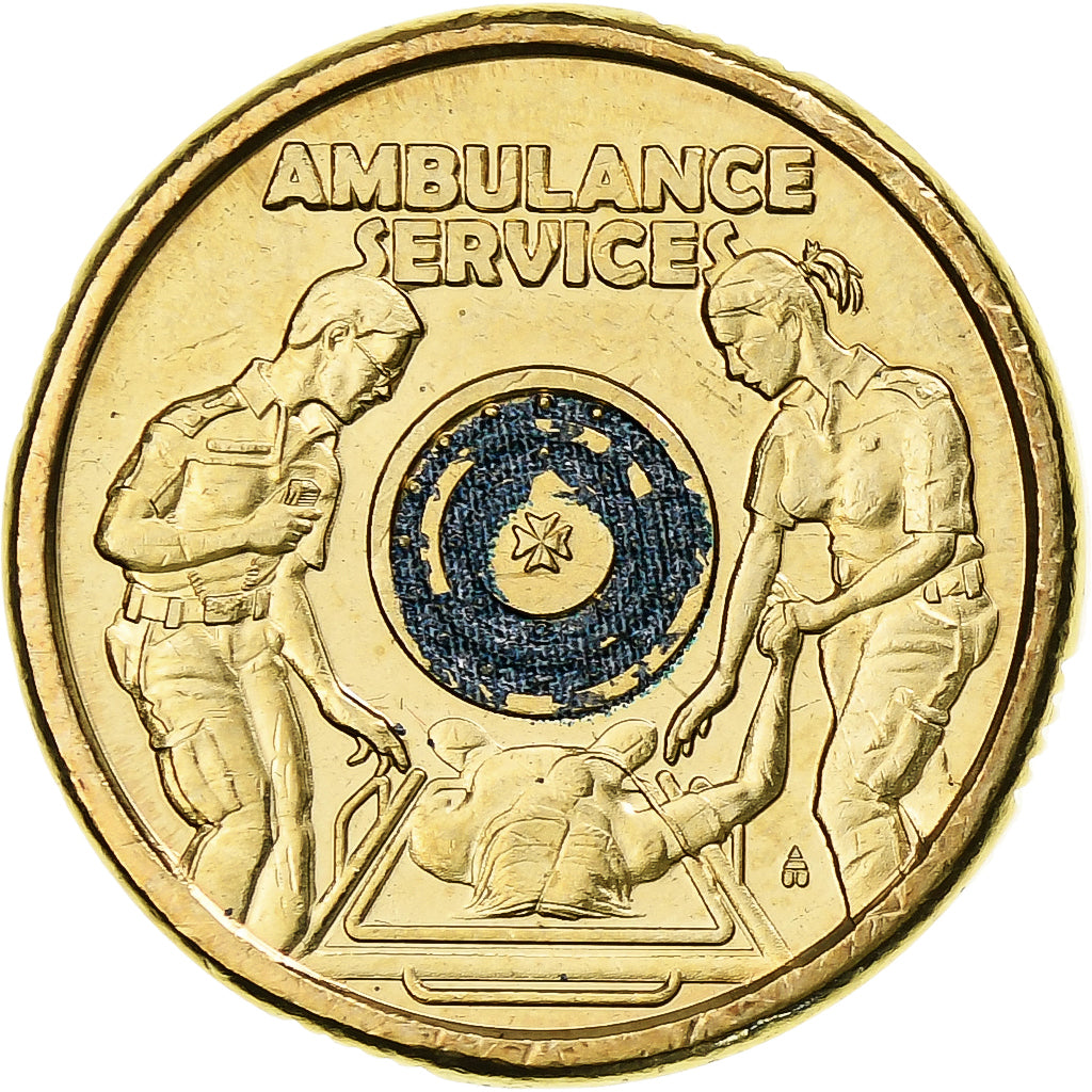 Australia, 2 Dollars, Ambulance, 2021, Aluminum-Bronze, MS(63)