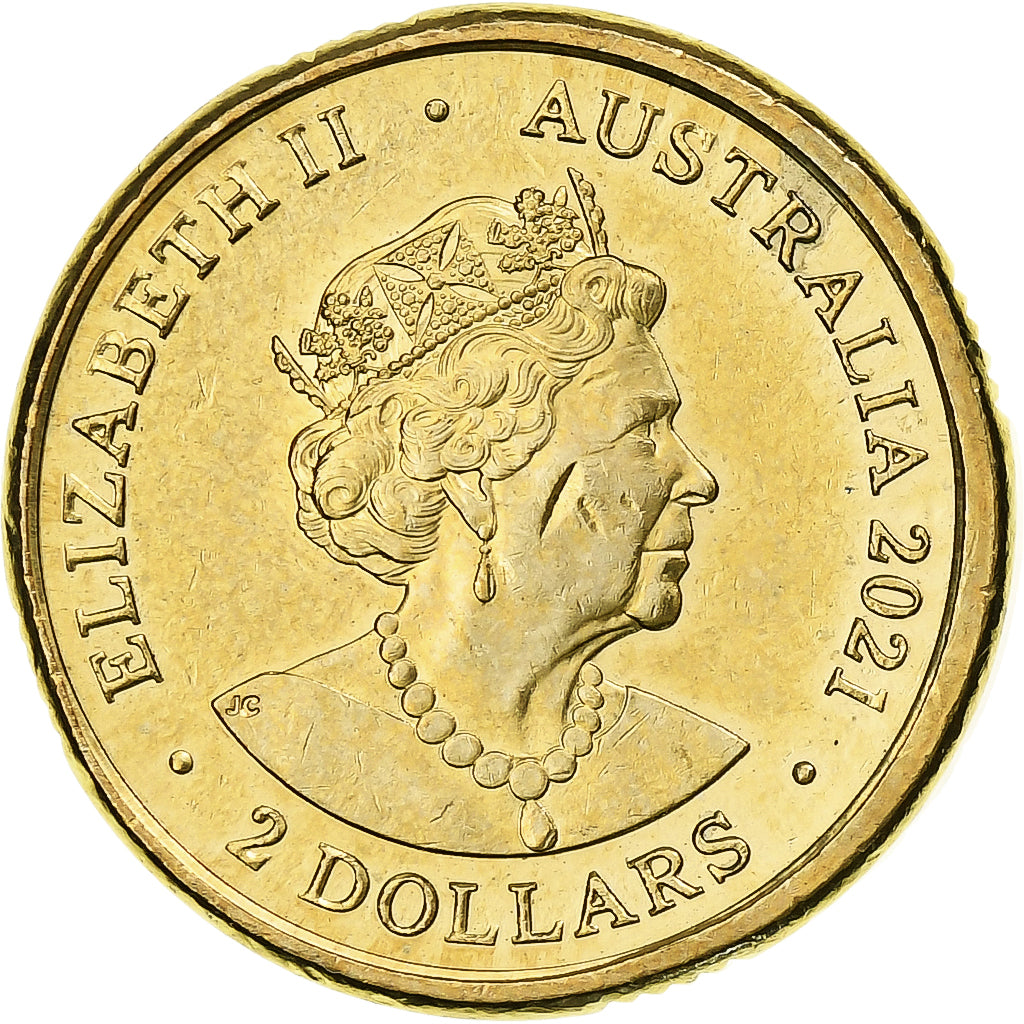 Australia, 2 Dollars, Ambulance, 2021, Aluminio - bronce, SC