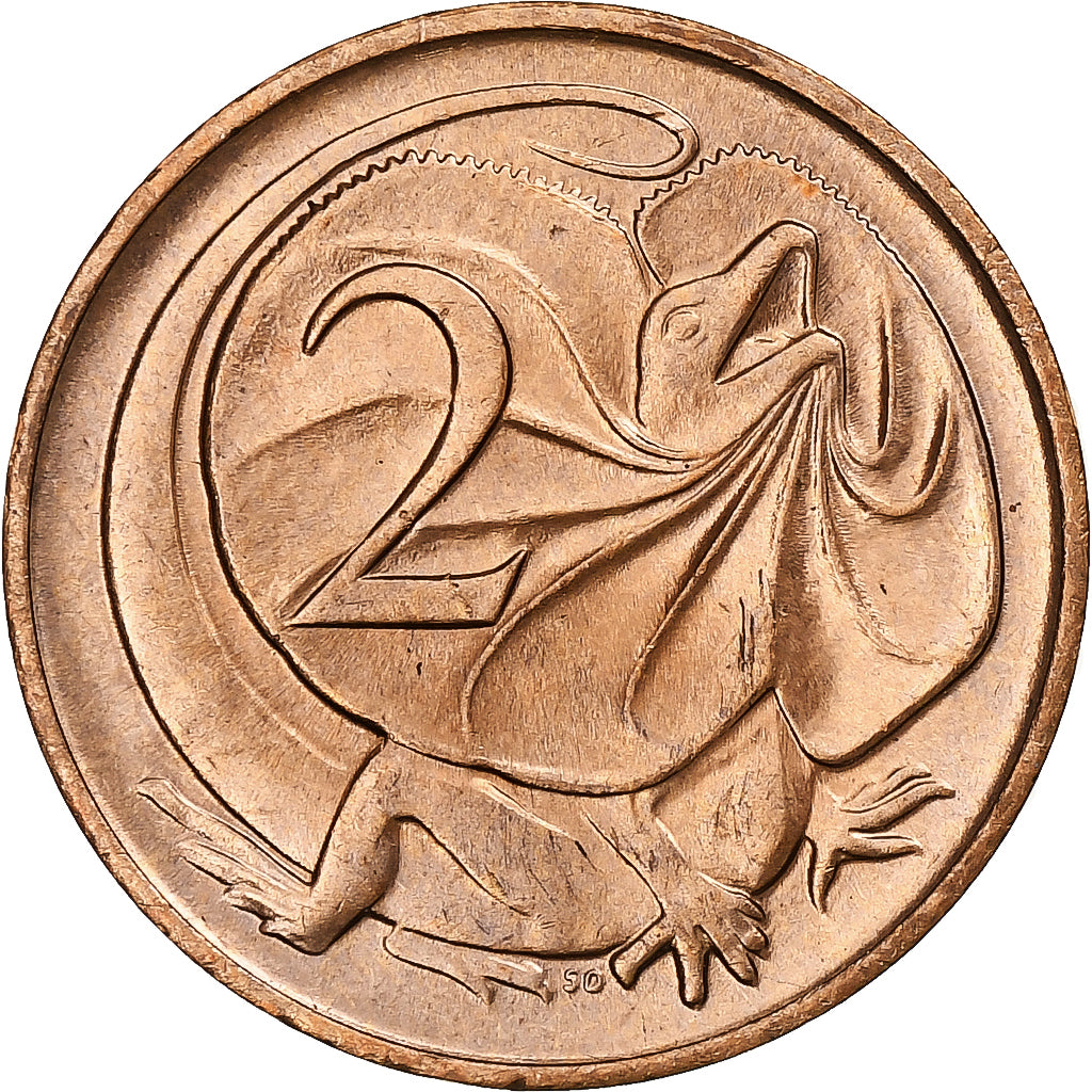 Australia, Elizabeth II, 2 Cents, 1975, Bronze, MS(63), KM:63