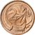 Australie, Elizabeth II, 2 Cents, 1975, Bronze, SPL, KM:63