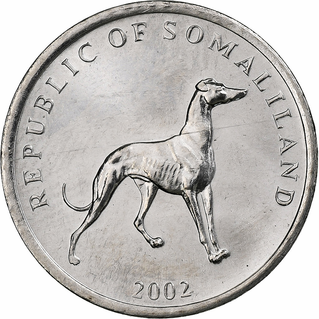 Somaliland, 20 Shillings, 2002, Stainless Steel, MS(63), KM:6