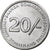 Somaliland, 20 Shillings, 2002, Stainless Steel, UNZ, KM:6
