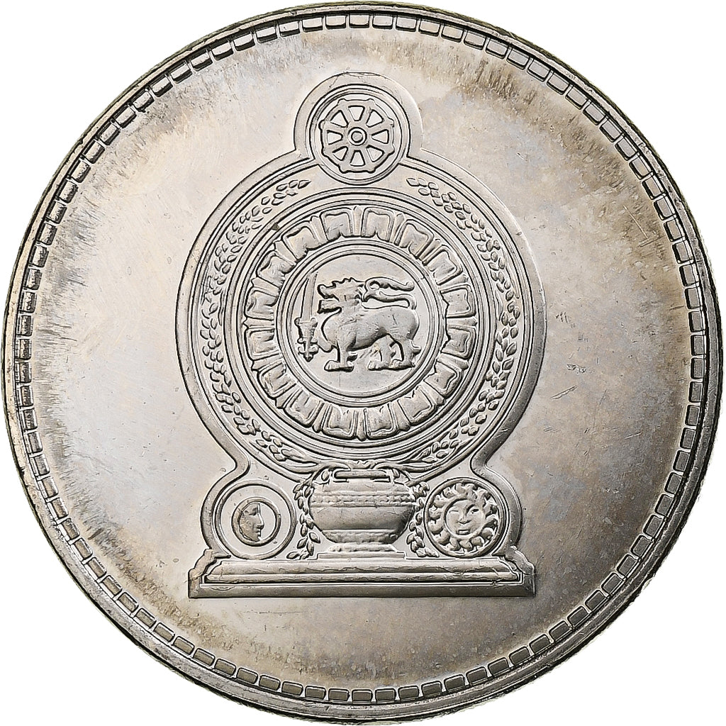 Sri Lanka, 2 Rupees, 2005, Acciaio ricoperto in nichel, SPL, KM:147a