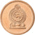 Sri Lanka, 25 Cents, 2005, Copper Plated Steel, MS(63), KM:141.2b