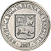 Venezuela, 50 Centimos, 2007, Maracay, Nickel plated steel, MS(63), KM:92