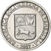 Venezuela, 25 Centimos, 2007, Maracay, Nickel plated steel, MS(63), KM:91