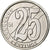 Venezuela, 25 Centimos, 2007, Maracay, Níquel chapado en acero, SC, KM:91