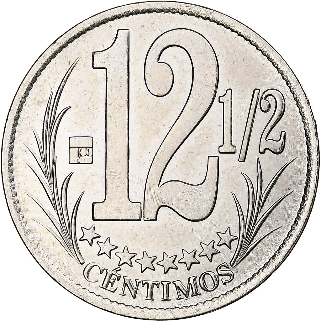Venezuela, 12-1/2 Centimos, 2007, Maracay, Nickel plaqué acier, SPL, KM:90