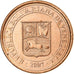 Venezuela, Centimo, 2007, Maracay, Cuivre plaqué acier, SPL, KM:87