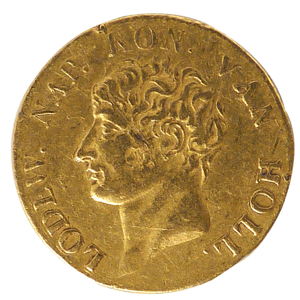 Netherlands, Ducat, 1809, Utrecht, KM #38, EF(40-45), Gold, 3.50