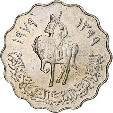 Libya, 50 Dirhams, 1979/AH1399, Copper-nickel, MS(63), KM:22