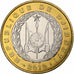 Djibouti, 250 Francs, 2012, Bimetallic, MS(63)