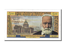 Geldschein, Frankreich, 5 Nouveaux Francs, 5 NF 1959-1965 ''Victor Hugo'', 1965