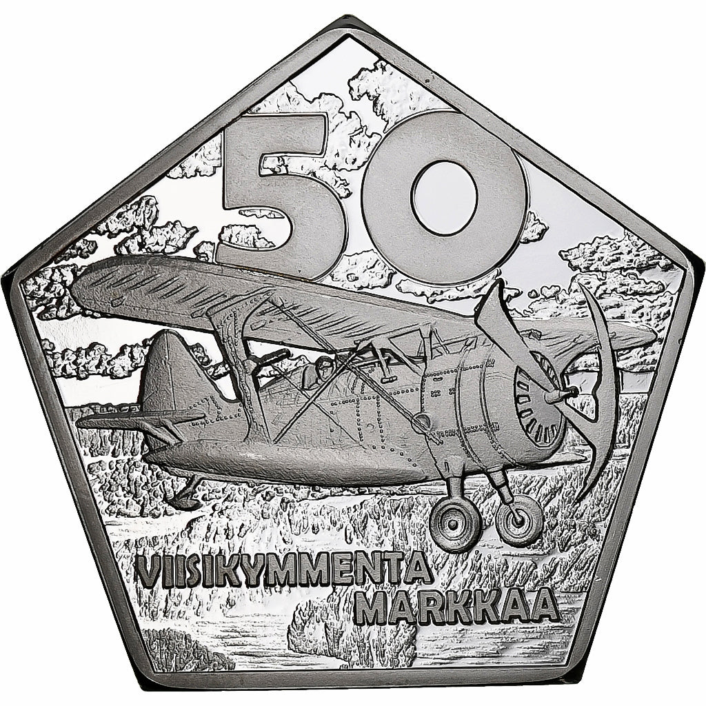Finland, 50 Markkaa, 2023, Fantasy coinage, Silver plated copper-nickel, MS(63)
